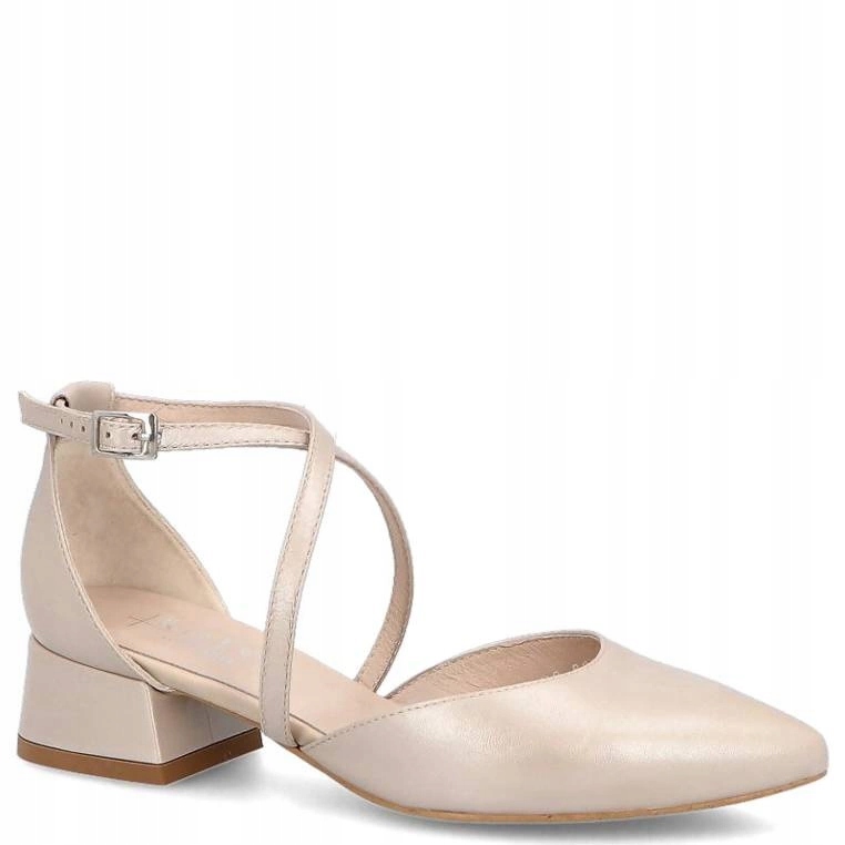 Nízké svatební lodičky Kotyl 9917 Perlové 36