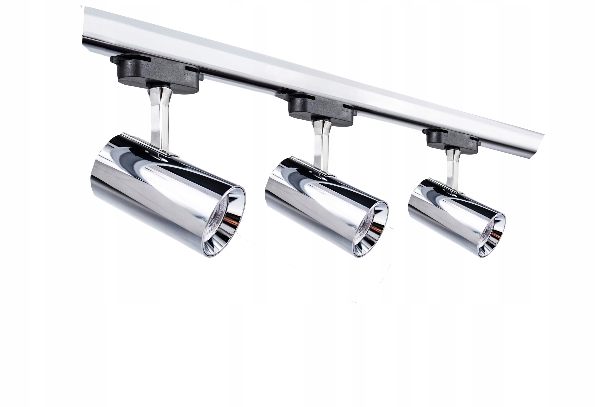 

Reflektorki Led Chrom 1-fazowe z szyną 1m białą