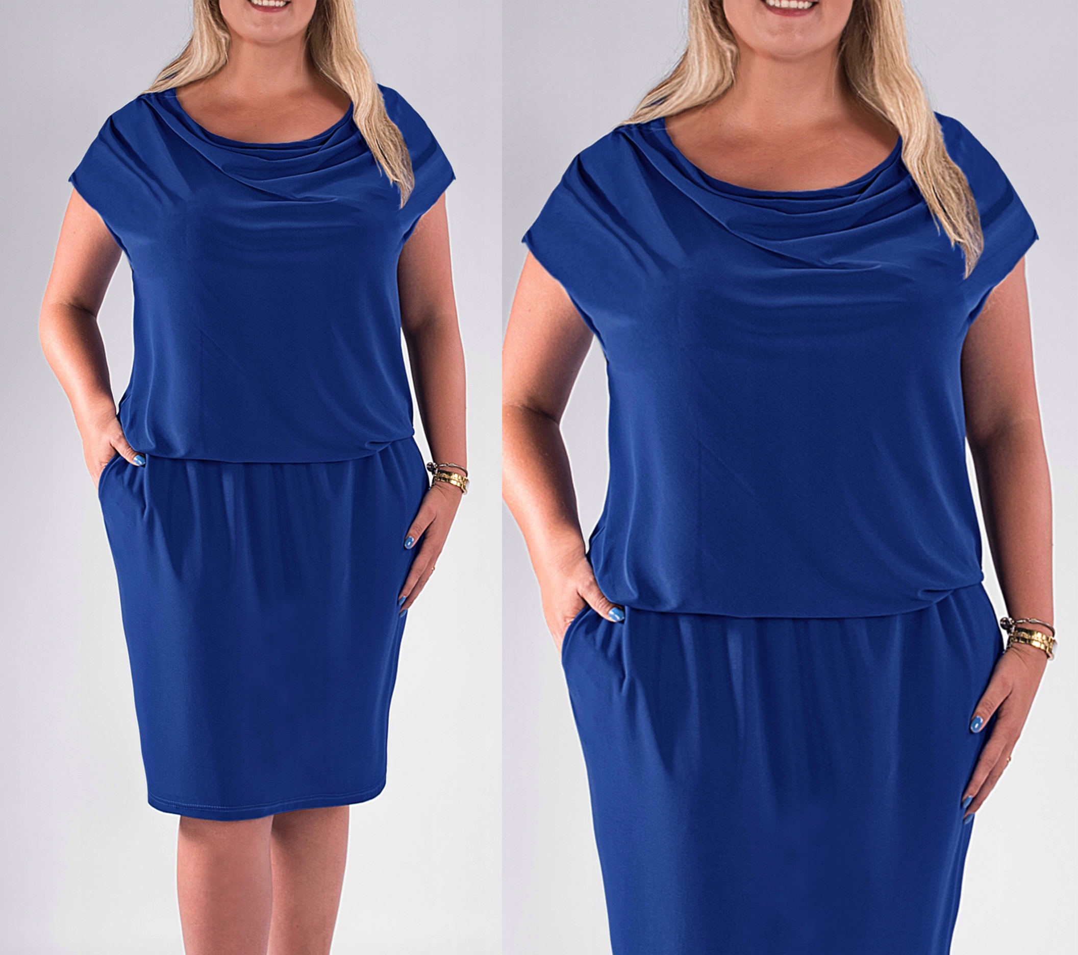 Pola Šaty S Těsněním Břicha Plus Size Kolor 42 XL