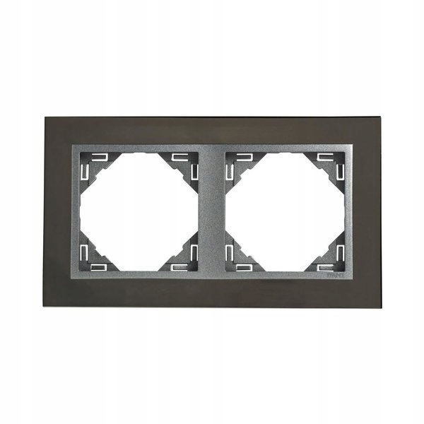 Efapel Metallo Rámeček 2X Nikl Grafit 90920KQS