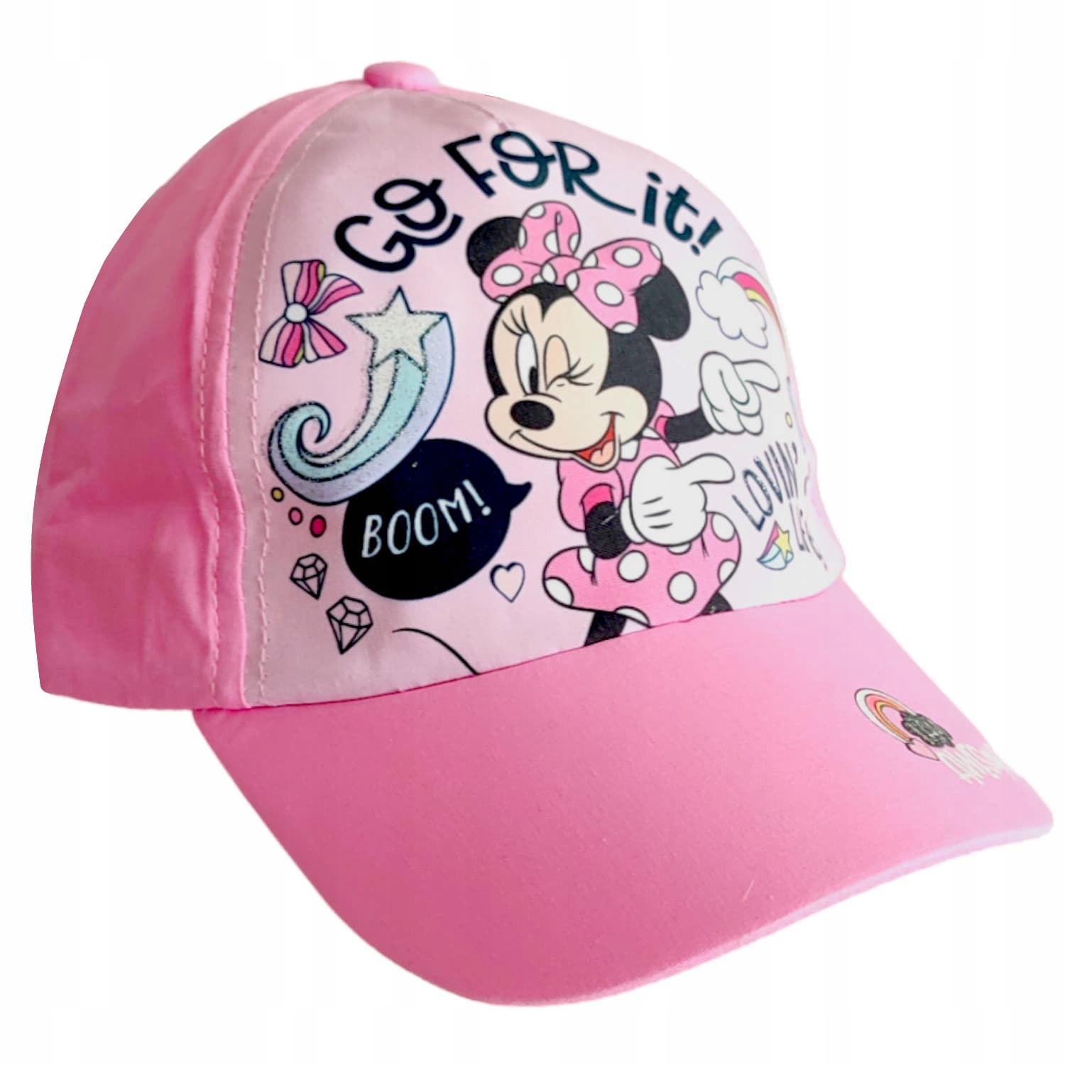 

Czapka z daszkiem dla dziewczynki Myszka Minnie 52