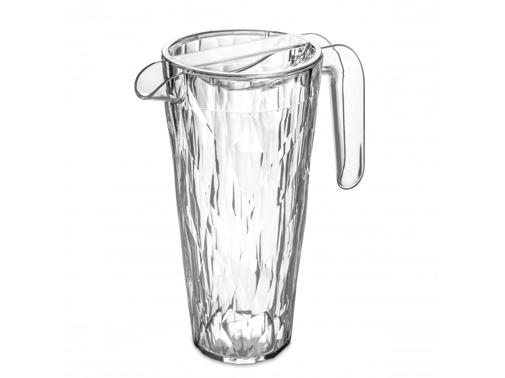 Džbán na vodu Club Pitcher, superglas, 1,5l, Koziol