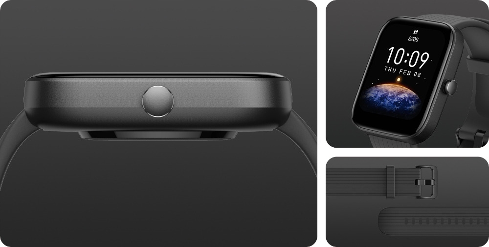 AMAZFIT Bip 3 Pro Smarftwatch Czarny GPS Komunikacja Bluetooth