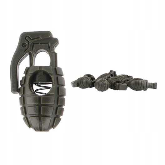 Stopery do sznurka liny linki Mil-Tec Pineapple 10 szt Olive