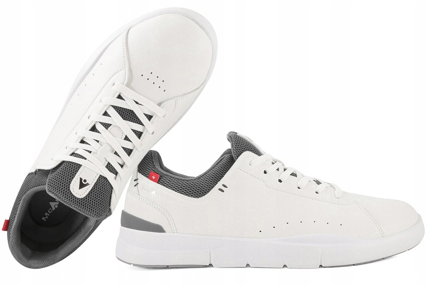McArthur MC19 Sportovní Boty Tenisky Pánské Kůže bílé 42 Bílá