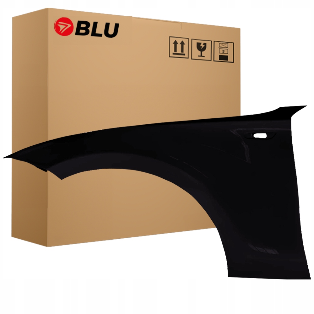 Blu Blatník Bmw 1 I E81 E82 E87 E88 668 levý černý 04-13 přední