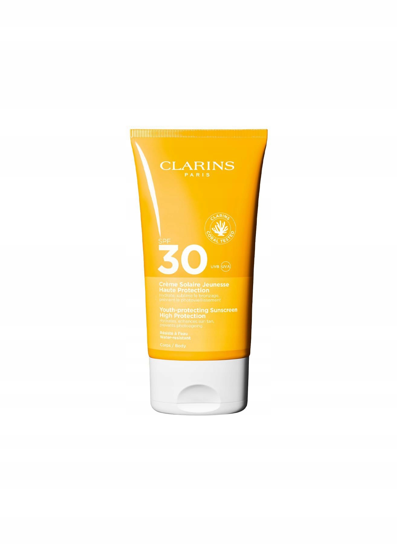 Clarins Opalovací Krém Na Tělo S Spf 30 (sluneční Tělový Krém) 150 ML