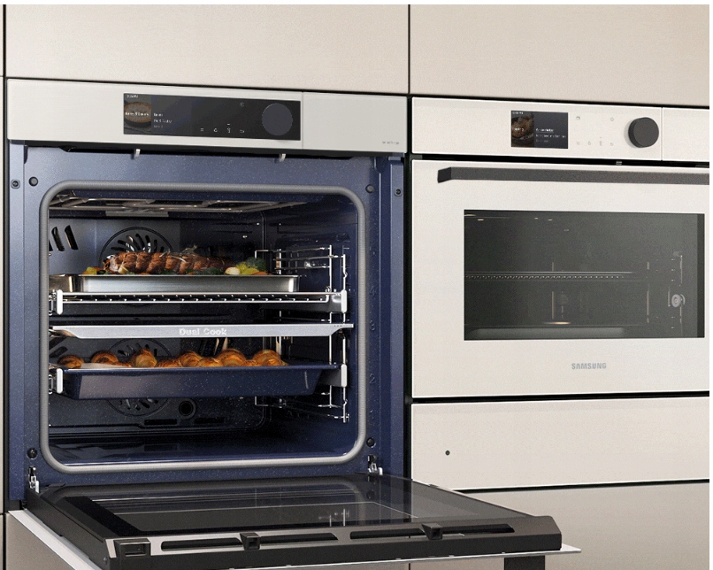 Парова духовка Samsung NV 7B6665IAA Dual Cook Ємність 76 л