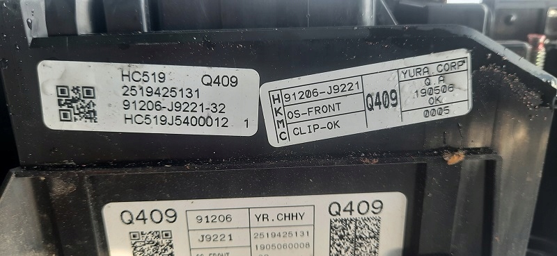 SKRZYNKA BEZPIECZNIKÓW HYUNDAI KONA 91206-J9221 Typ samochodu Samochody osobowe