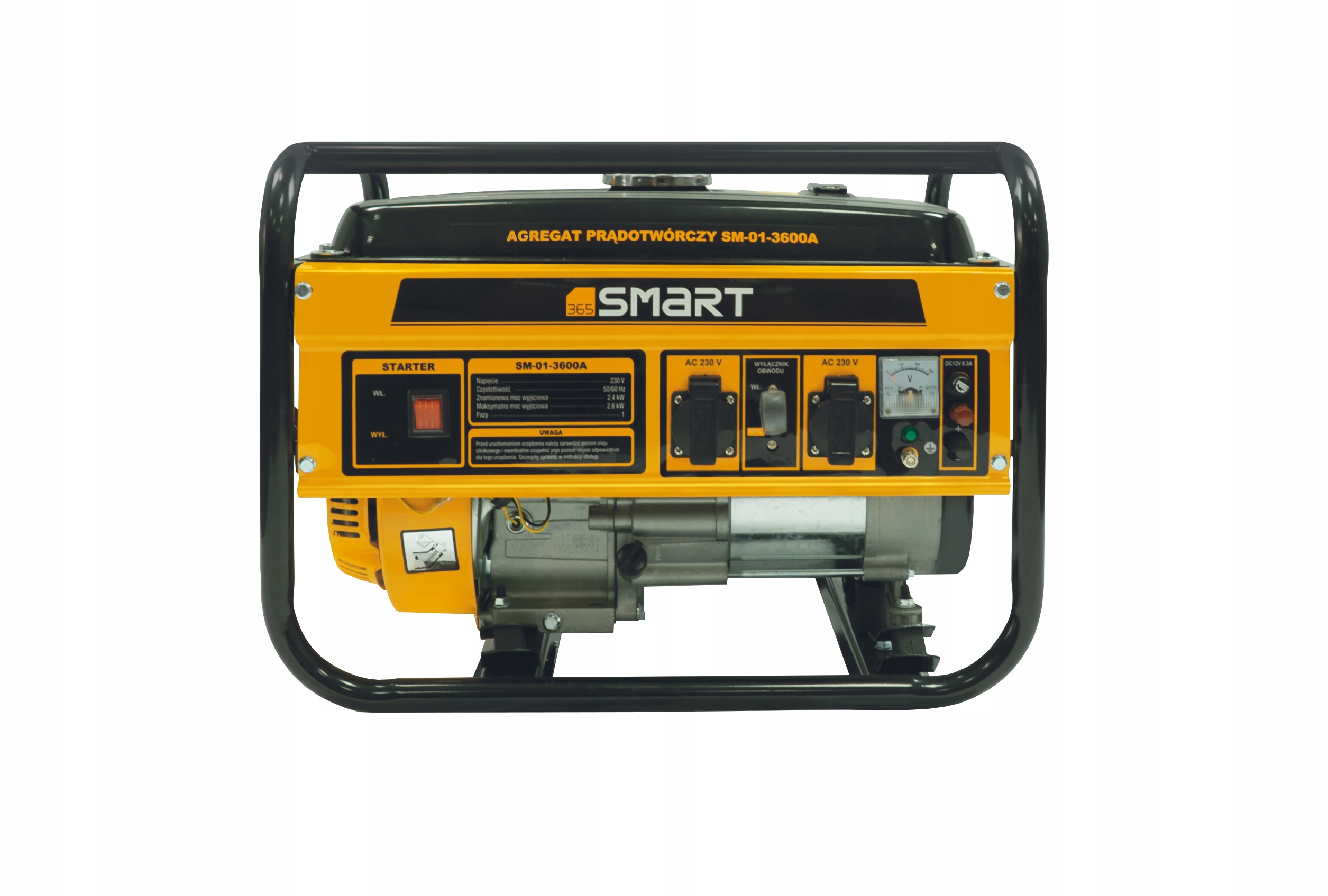 AGREGAT PRĄDOTWÓRCZY JEDNOFAZOWY 2,6 KW 230V SMART Marka Smart