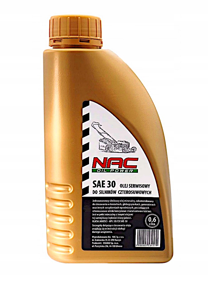 OLEJ NAC SAE30 0,6L DO KOSIARKI BRIGGS VIKING STIHL STIGA ALKO EFCO SOLO