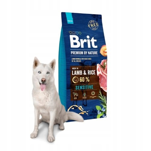 Brit Premium By Nature Sensitive Lamb&Rice 15kg Karma sucha dla psa z