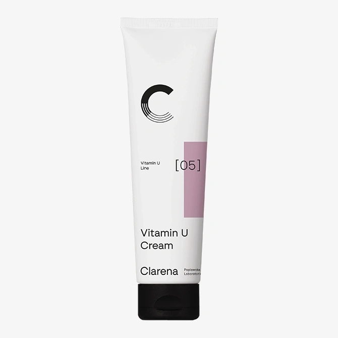 Krem do cery naczyniowej wrażliwej łagodzący z witaminą U Clarena 150 ml