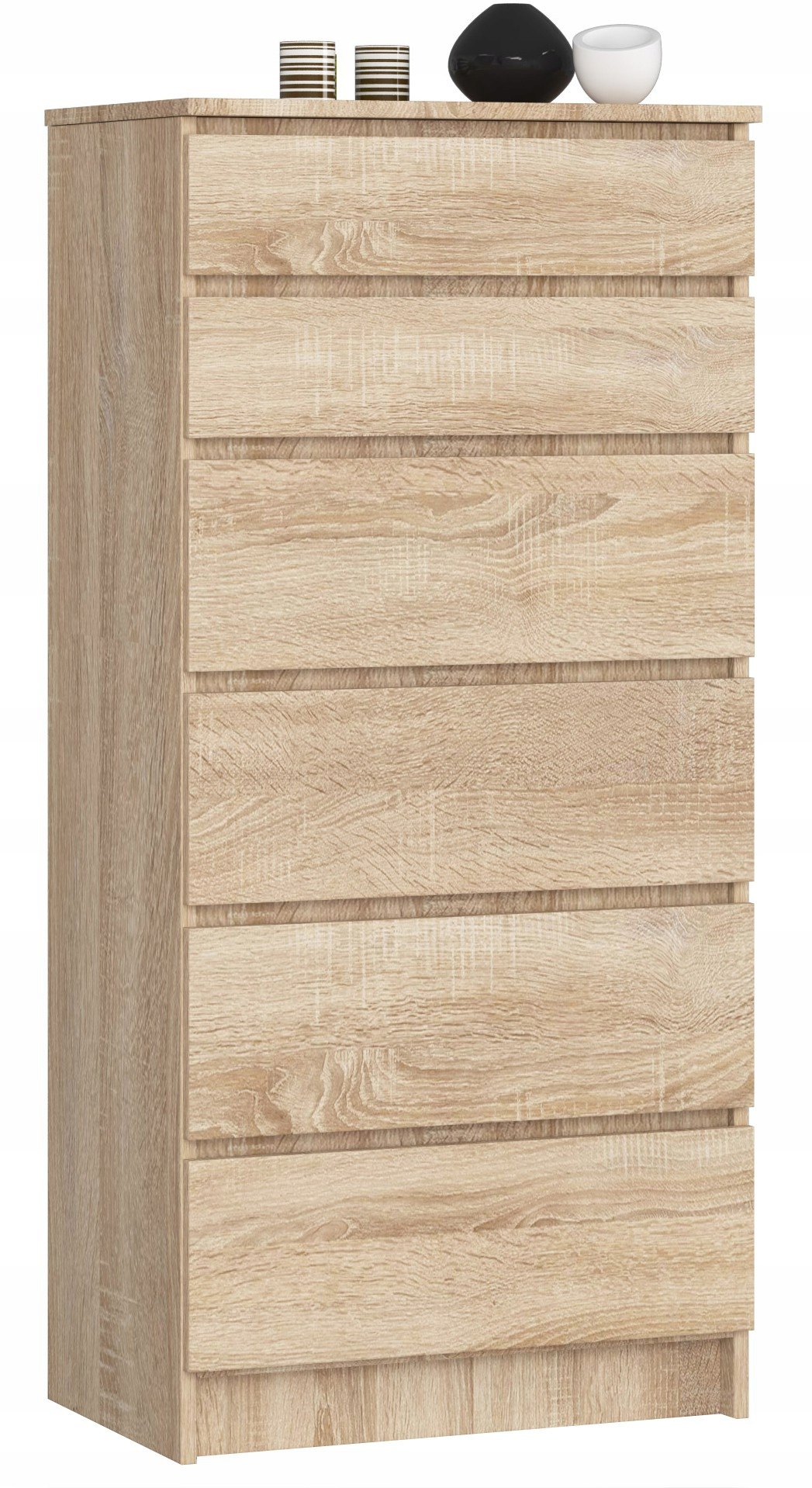 Komoda K60 6SZ Clp Dąb Sonoma, Akord Furniture Factory, OP0PK-6DAB001.59017