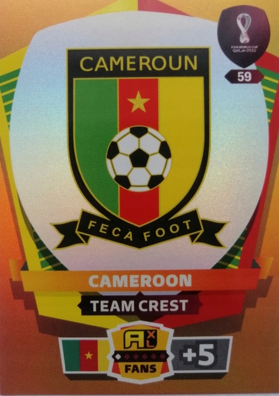 World Cup Qatar 2022 Team Crest Logo 59 Kamerun