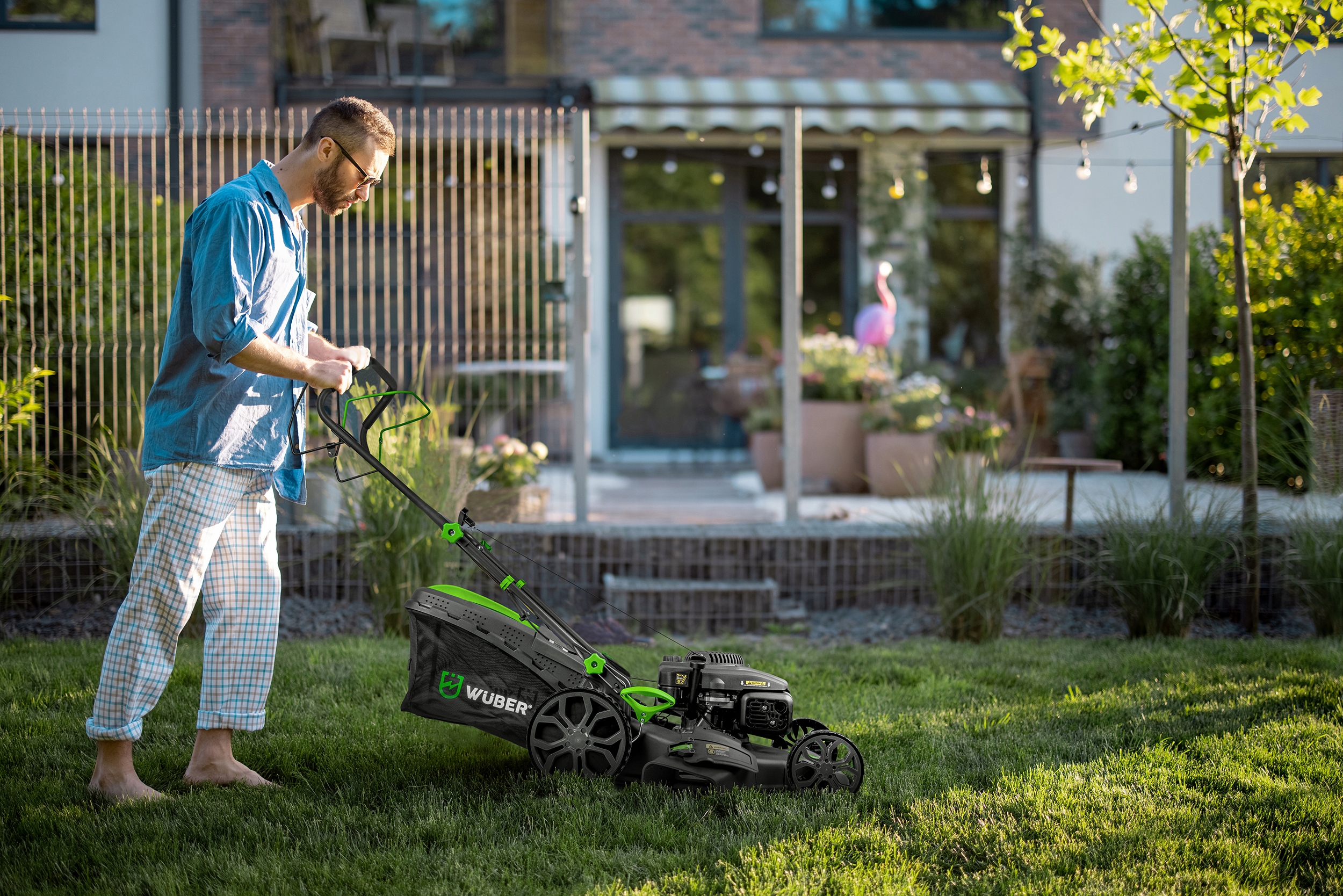 KOSIARKA SPALINOWA DO TRAWY Z NAPĘDEM MOCNA SILNIK LONCIN NAPĘD WUBER +OLEJ Moc 3.5 kW