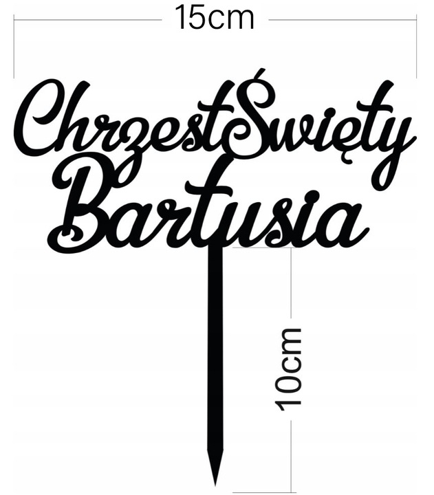 Topper TCZ-8- Chrzest Święty Złote Lustro Marka inny