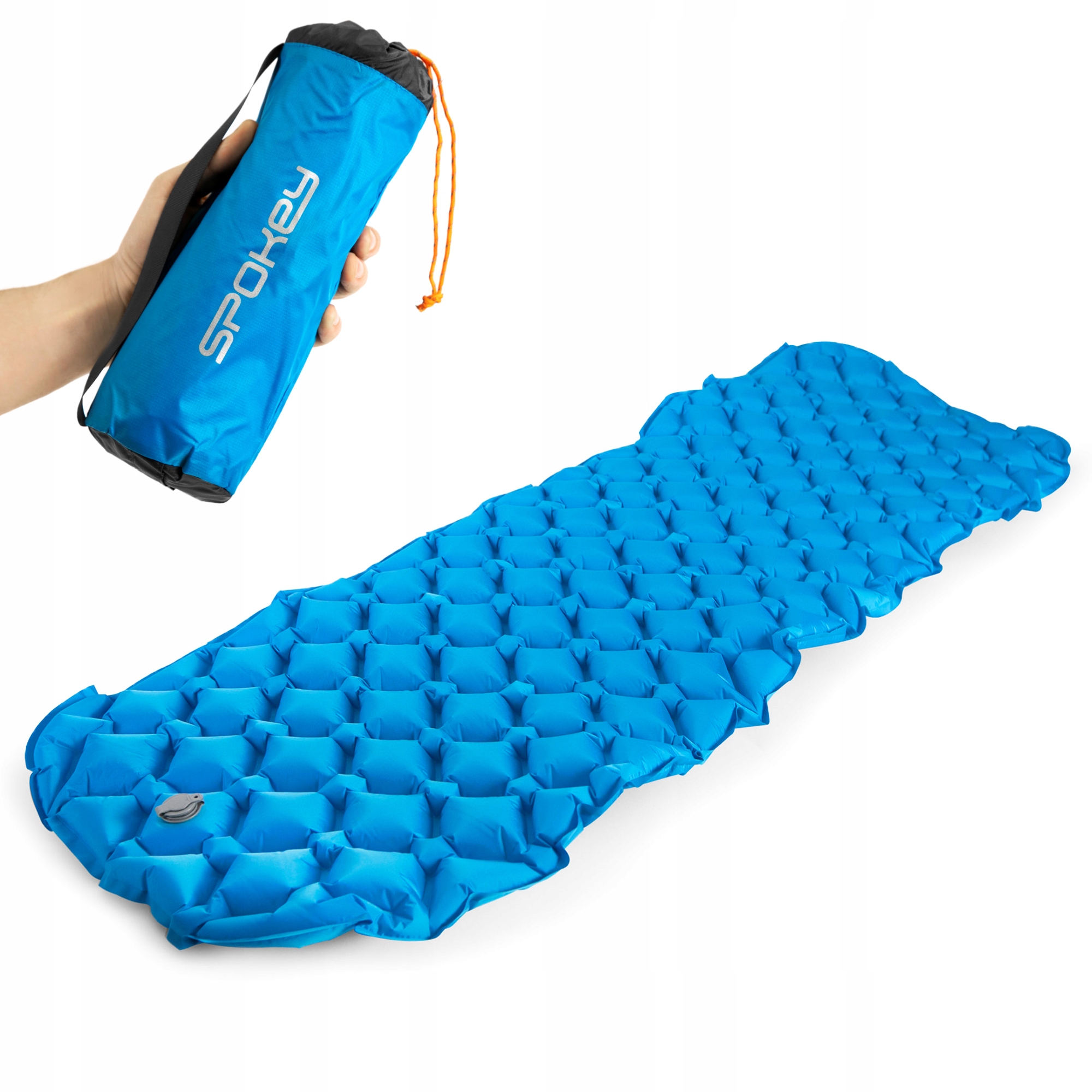 Materac turystyczny trekkingowy jednoosobowy dmuchany 190 cm Spokey Air Bed