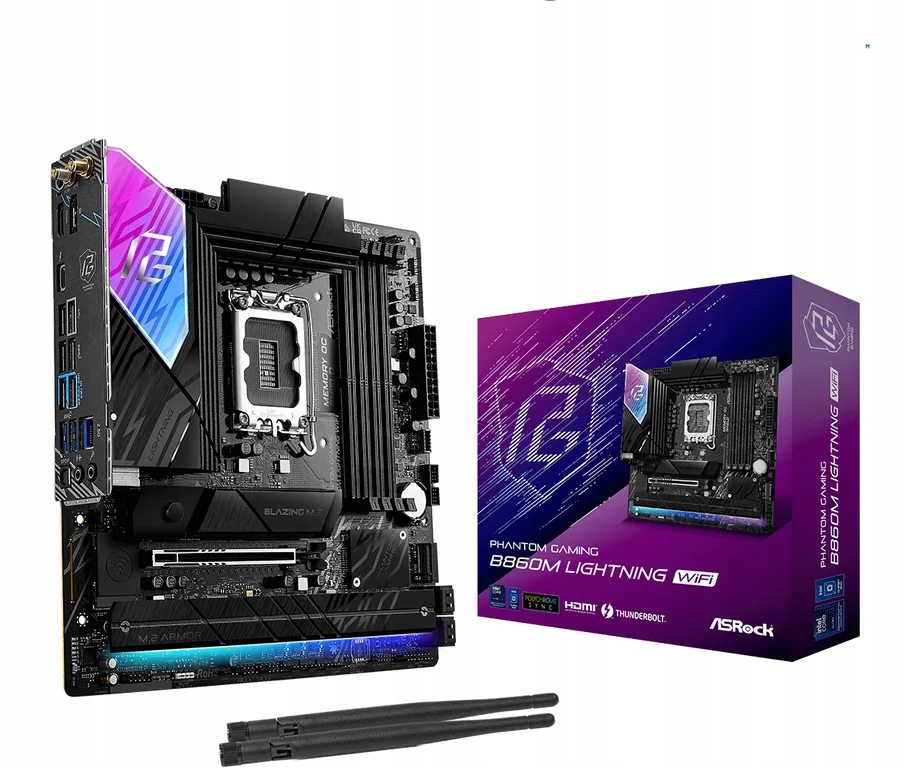 Základná doska Micro Atx ASRock B860M Lightning Wifi