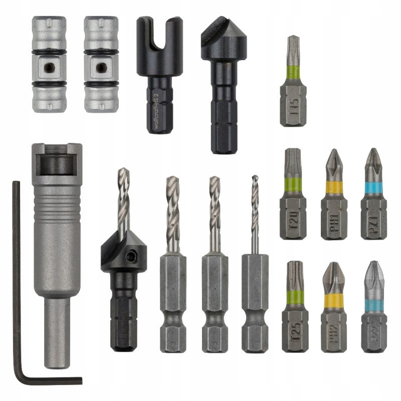 

Wolfcraft Flipbit zestaw uniwersalny All-In-One