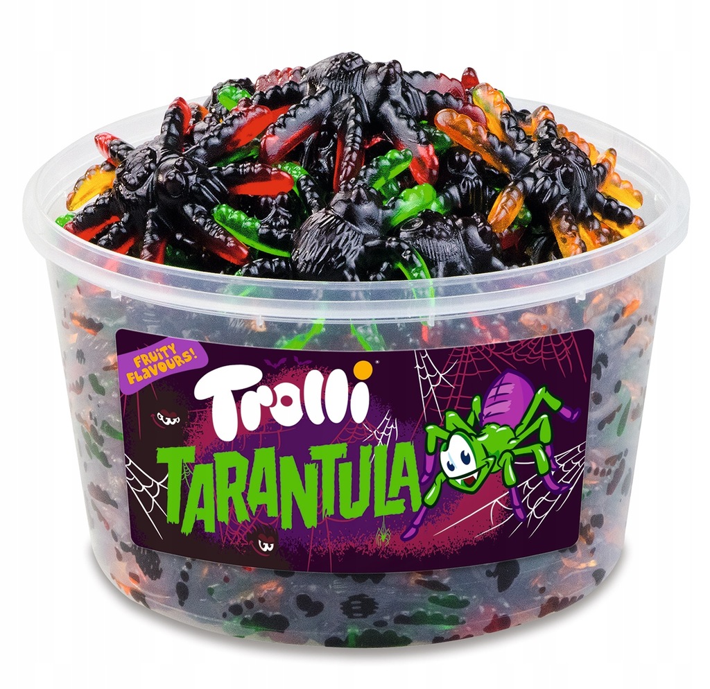 HALLOWEEN Tarantule Pająki Żelki 75 szt. Trolli