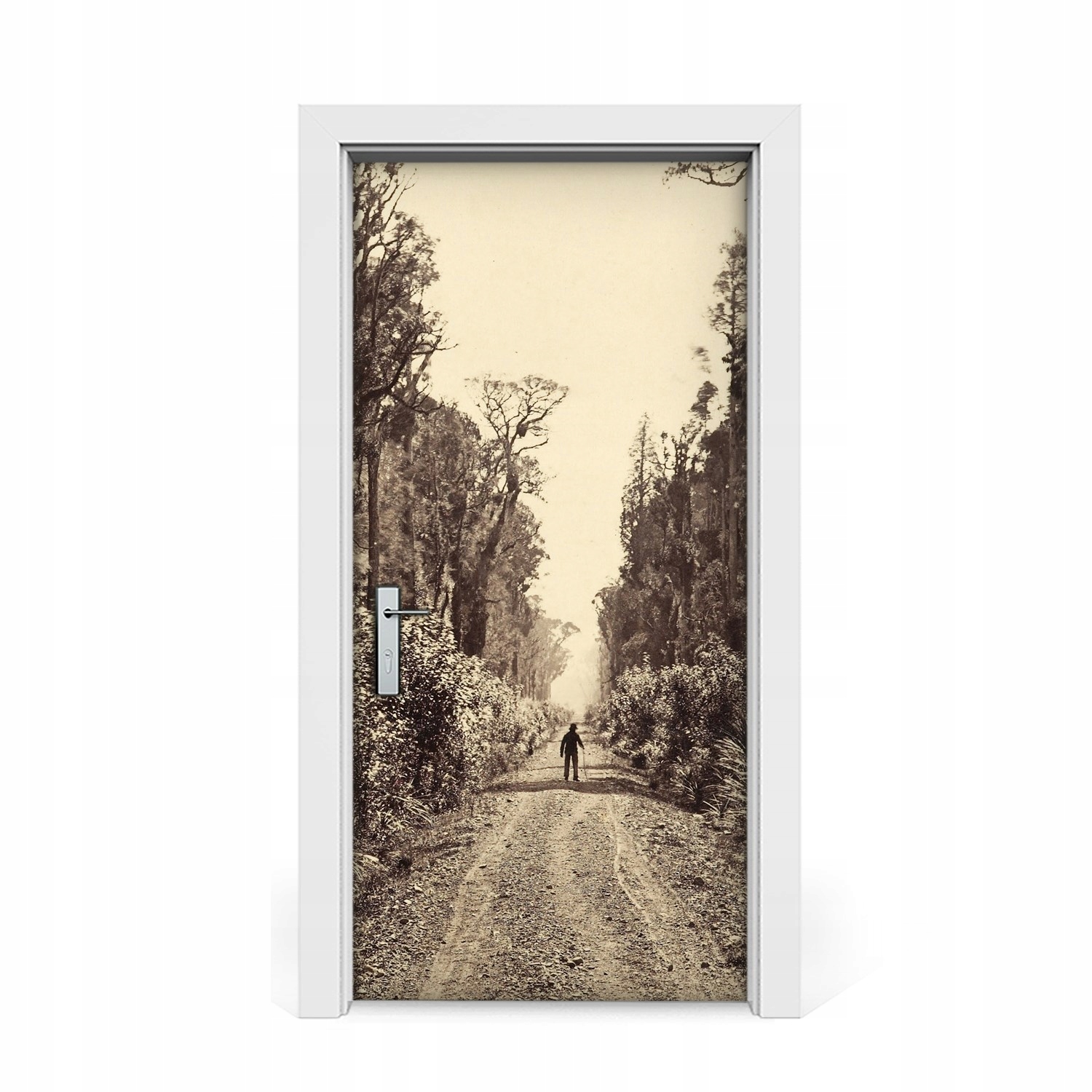 

Naklejka na drzwi okleina Leśna droga 95x205