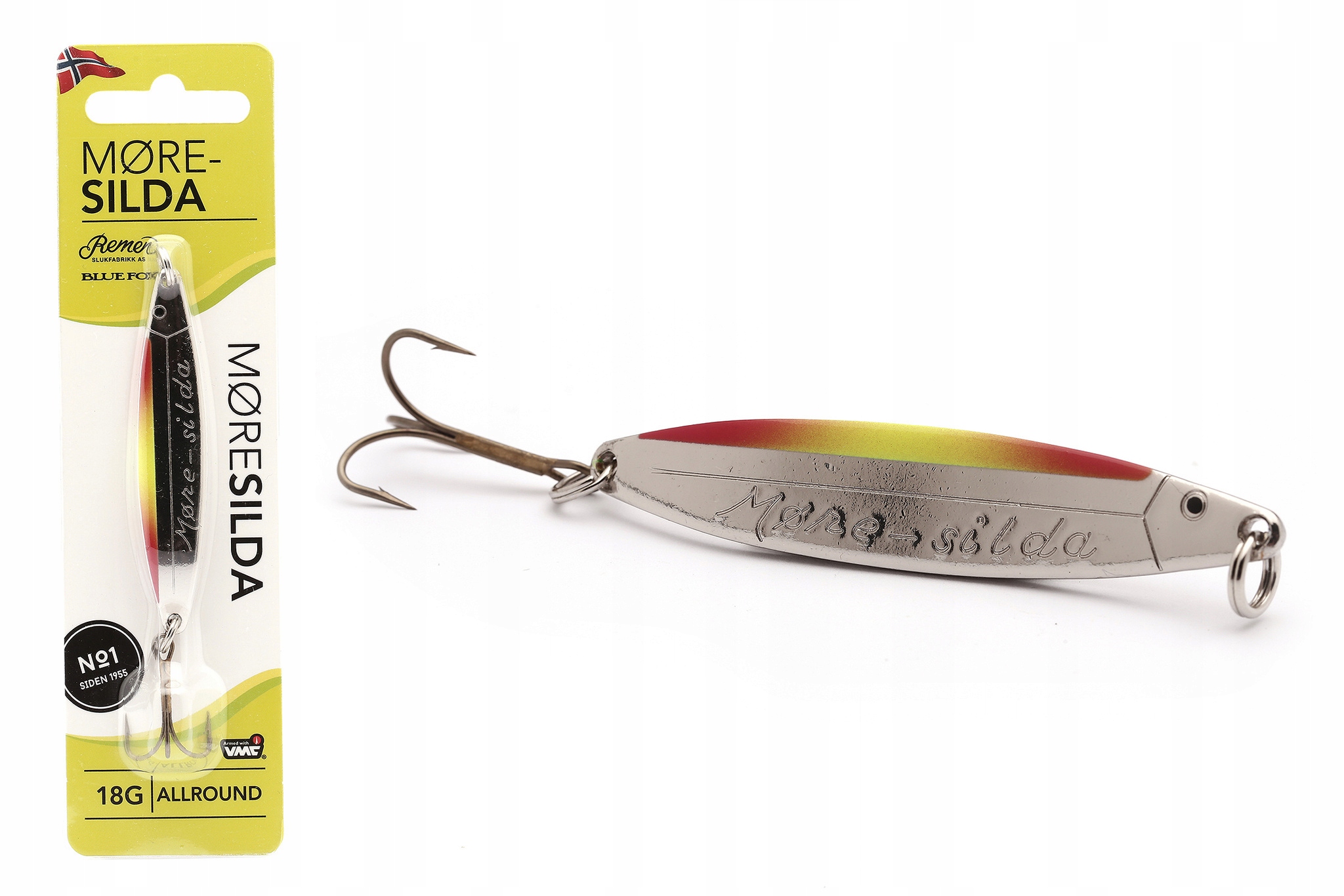 Błystka Wahadłowa Blue Fox Moresilda 8,7cm/27g Silver/fluor