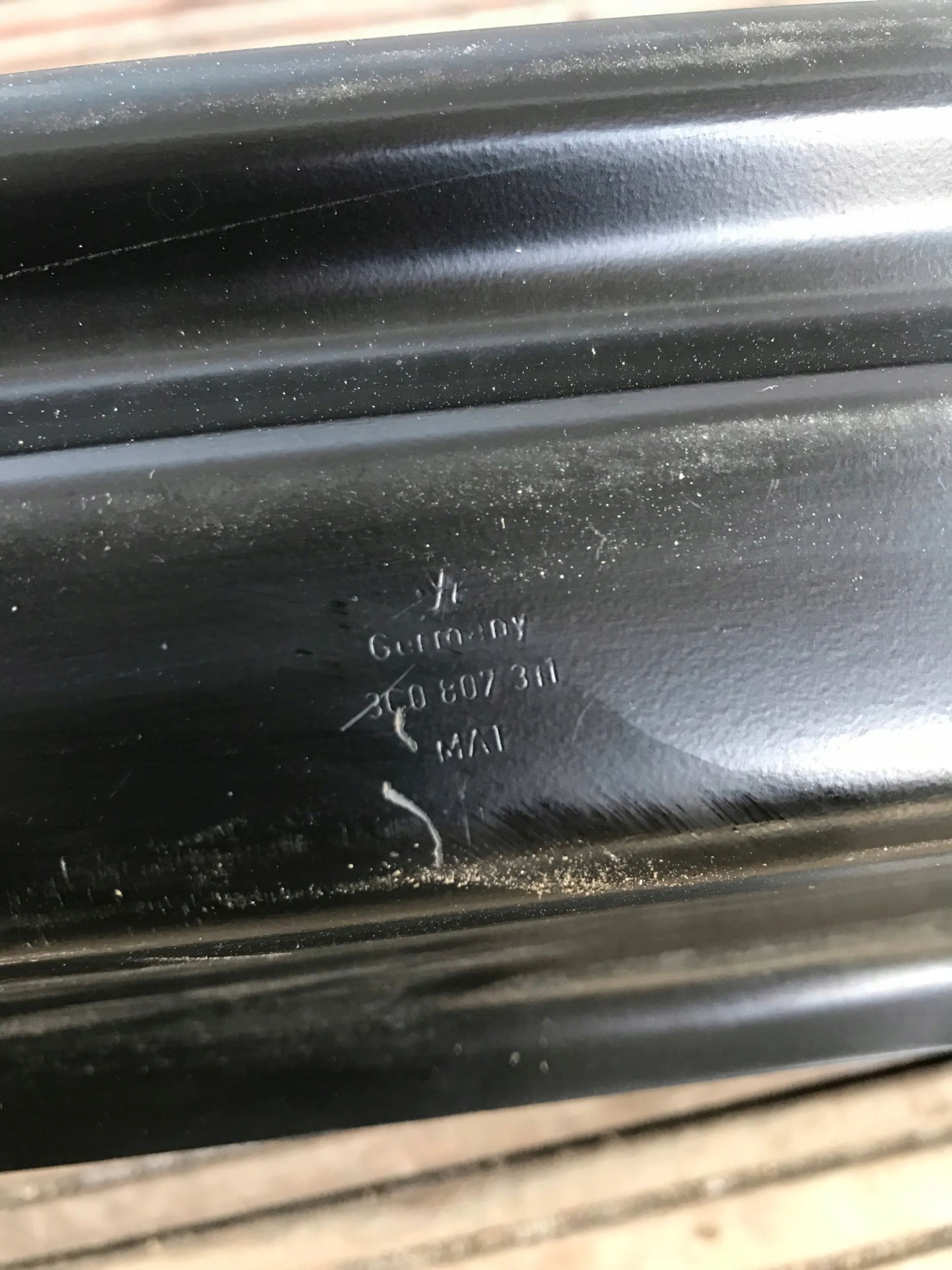 bumper support pillar rear part VW PASSAT CC 3C0807311
