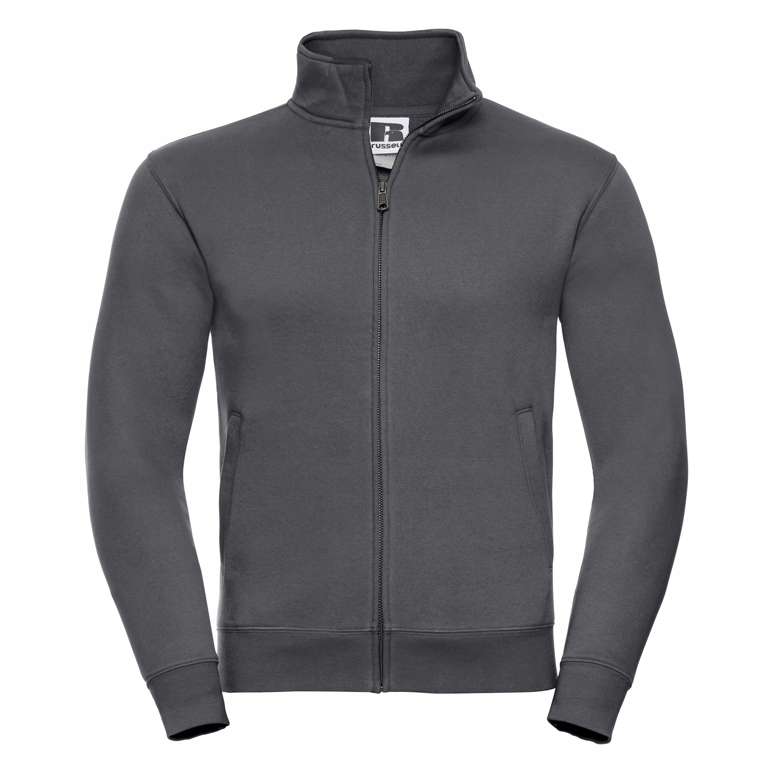 Pánská rozepínací mikina bez kapuce Aut Sweat Jacket Konvojově šedá vel. S