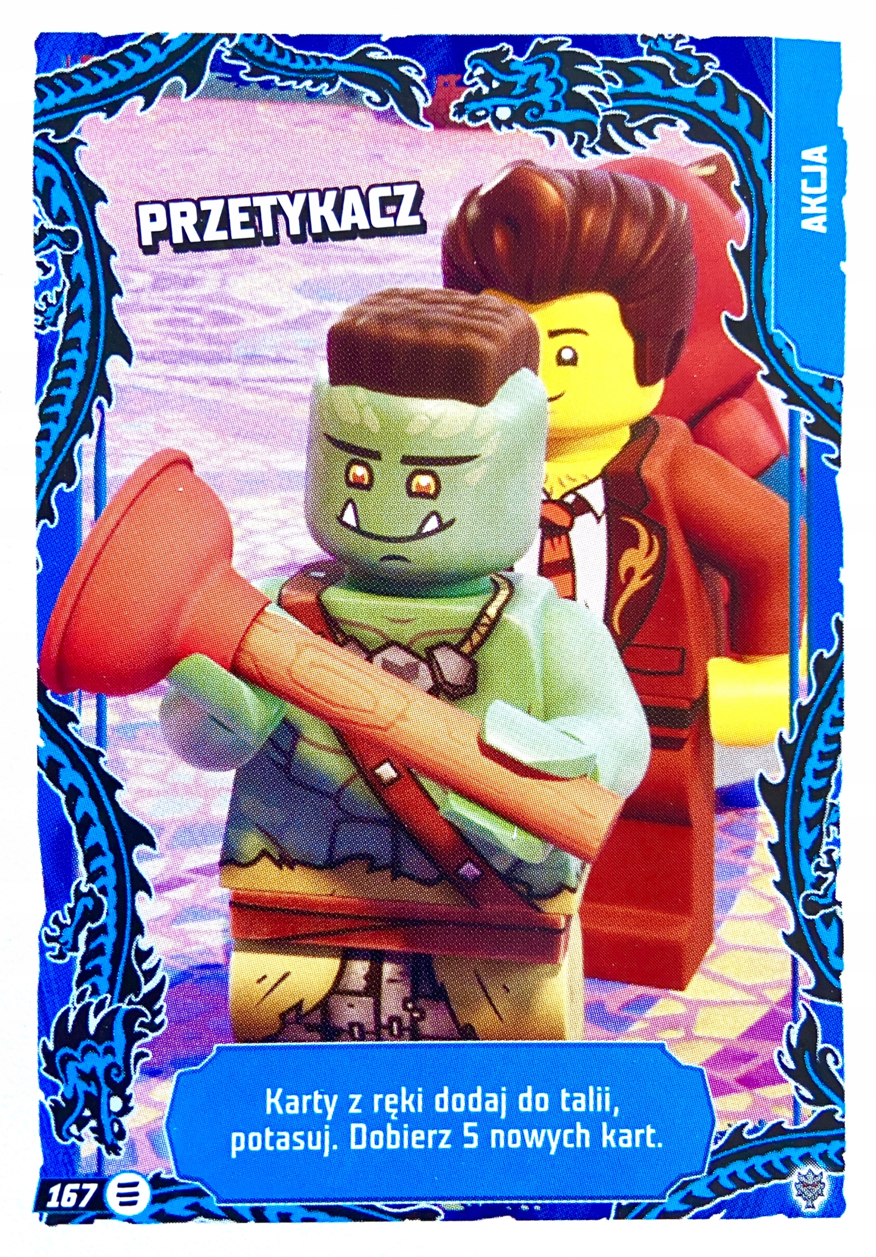 Lego Ninjago 2026 seria 11 karta podstawowa Akcja 167 Przetykacz