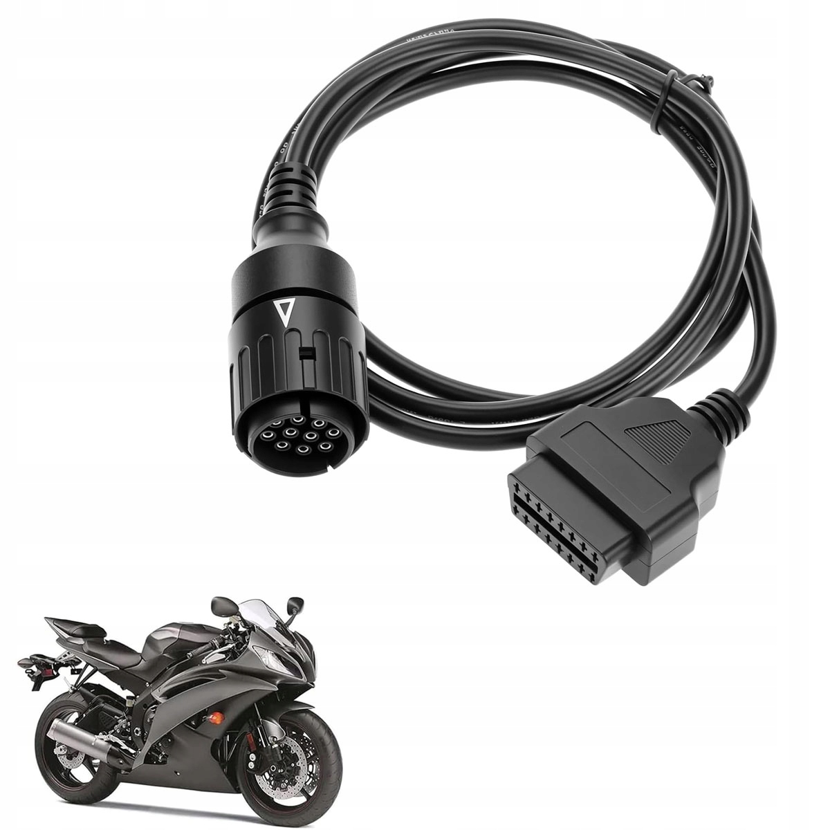 Adapter 10 Pin OBD2 Do Motocykli Bmw Kabel Obd