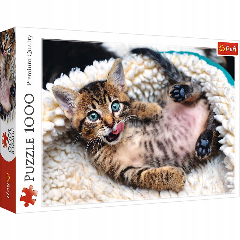 

Premium Puzzle Trefl 1000 el. Wesoły kotek