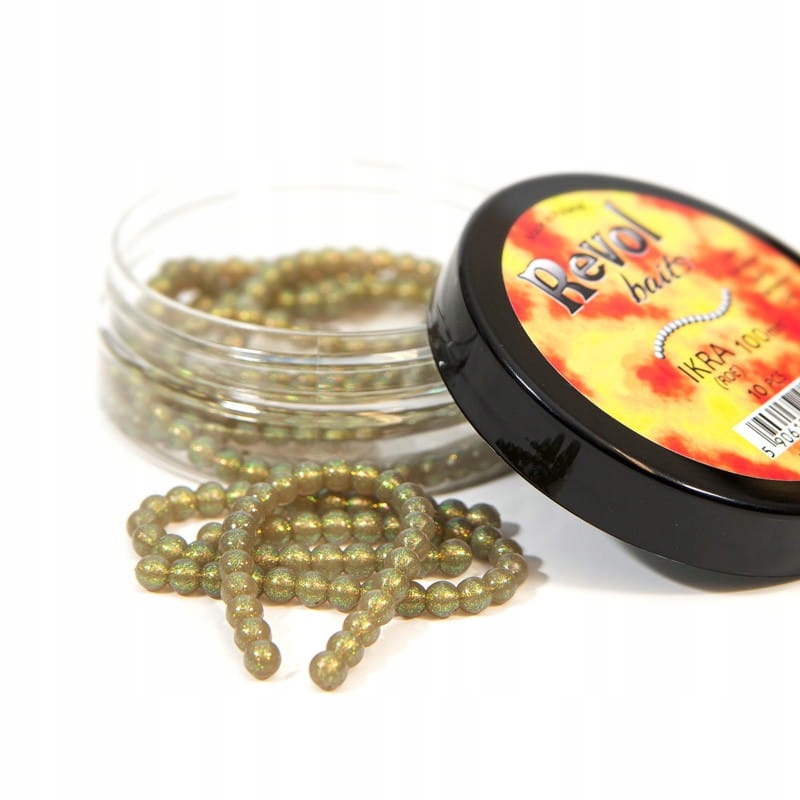 przynęta Ikra Revol Baits dł.100mm kolor Czarny zapach Krewetka 1szt.