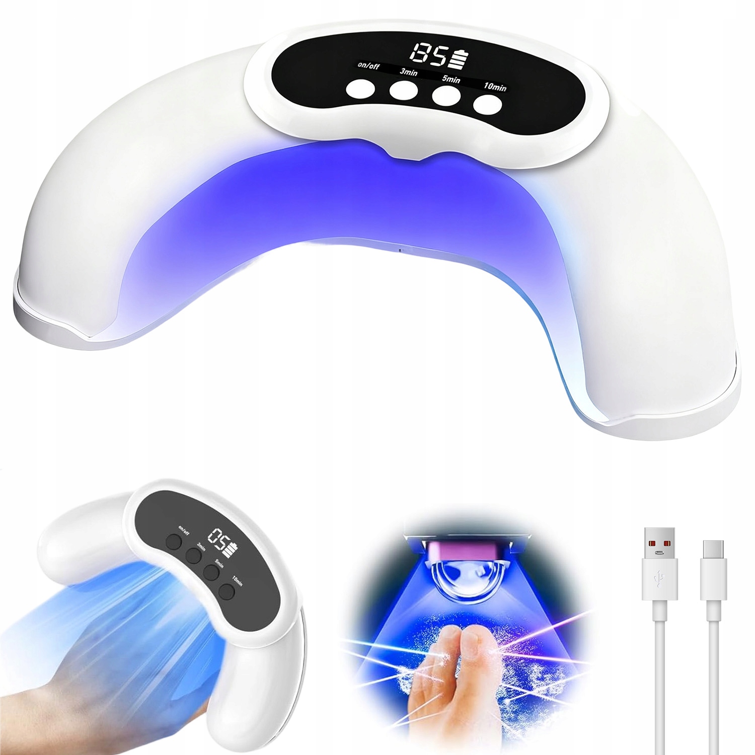 Léčba Mykózy Nehtů Laserem 470NM 905NM Bezbolestná Kúra Bez Masti