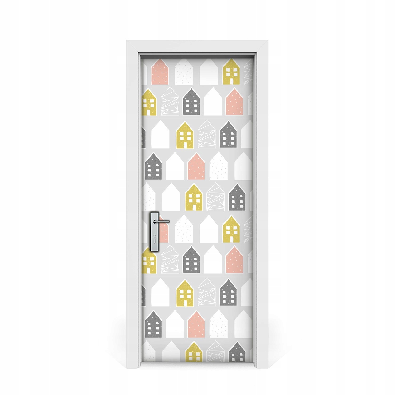 

Naklejka na drzwi okleina Wzór Skandynawski 75x205