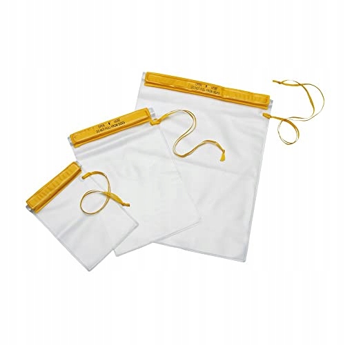 Ferrino 78331V Waterproof Plastic Bag with Drawstring, Yellow, 22 x 17 cm