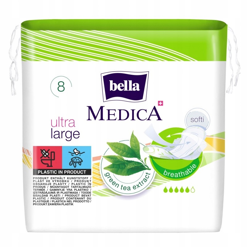 

Podpaski Bella Medica Ultra Large Herbata 8szt.