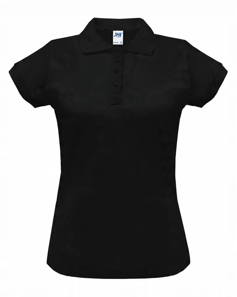 

Koszulka Polo damska polówka Jhk czarna Bk r. L