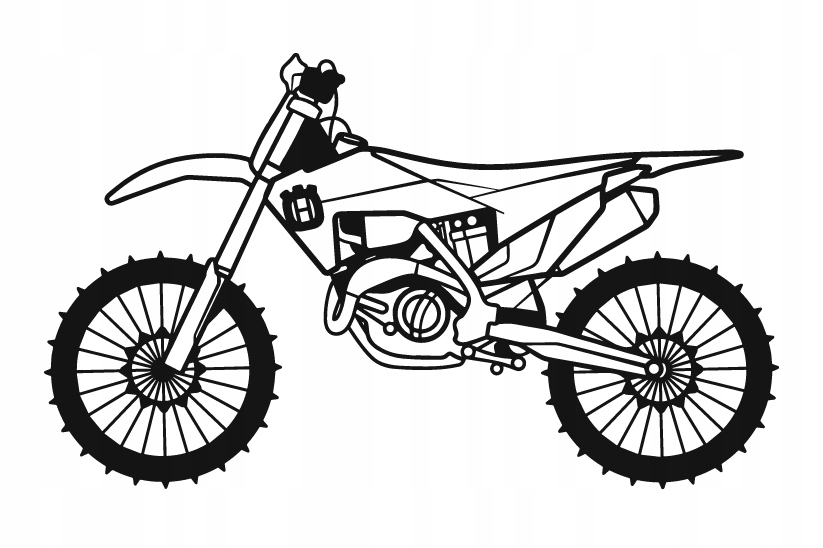 nástěnná dekorace Obraz Motocykl Husqvarna FX450 2021