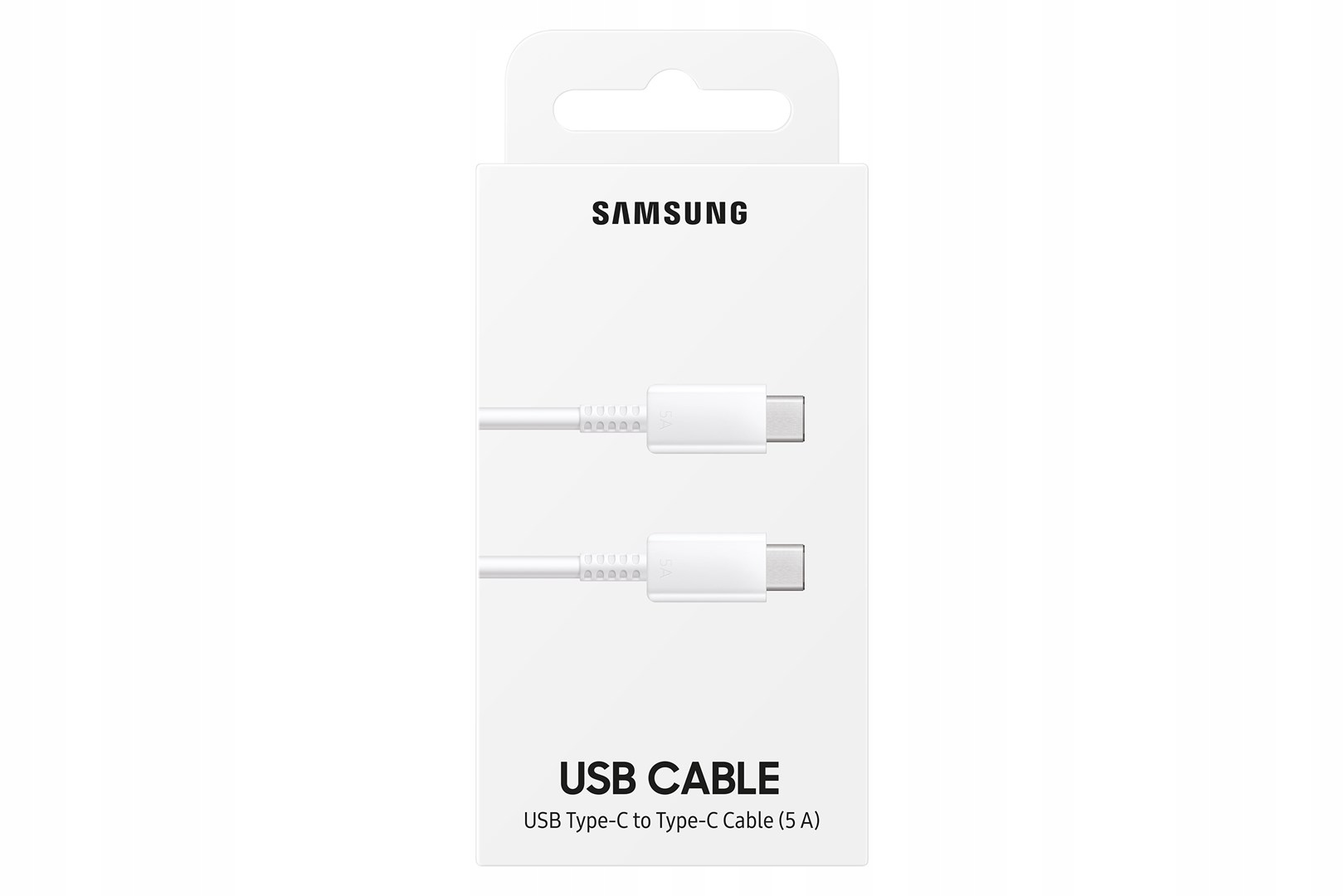 Samsung Kabel Type C do C 5A Biały Długość kabla 1 m