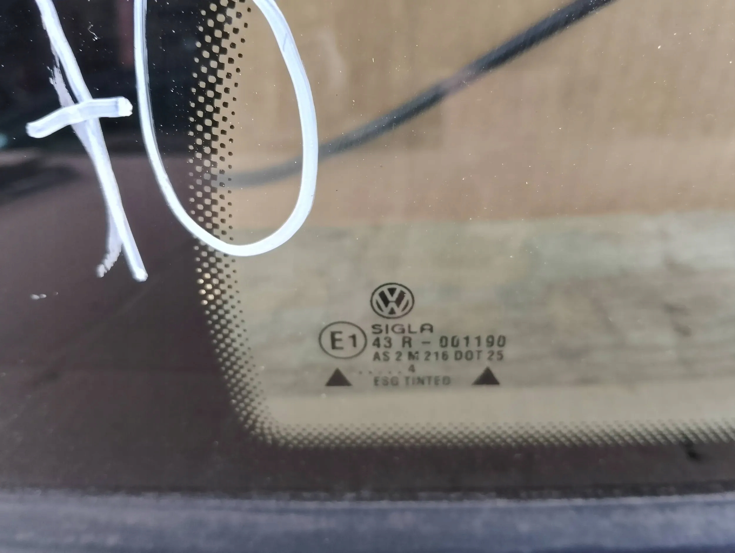window bodywork right rear part Volkswagen Passat B4