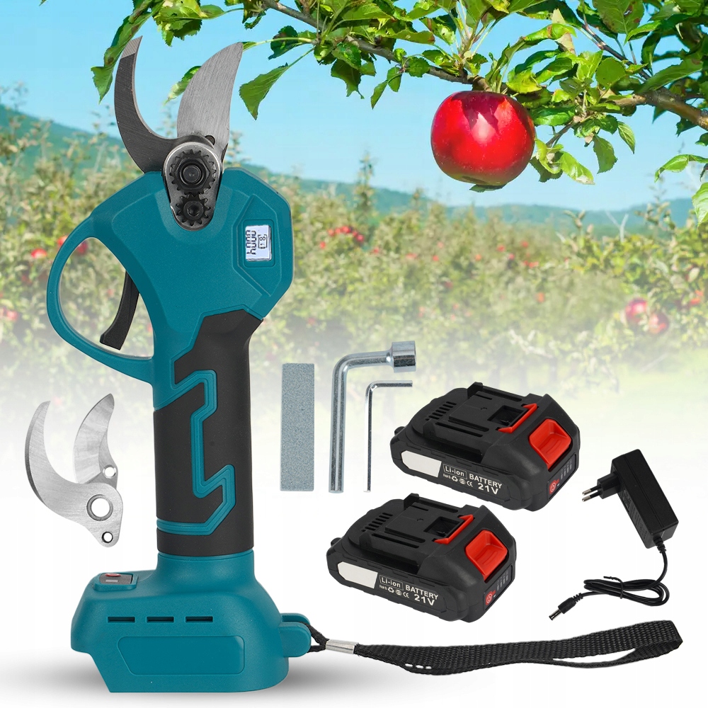 Zahradní nůžky Akumulátorové Elektrické Nůžky 25 MM 21 V 2X 1300 mAh