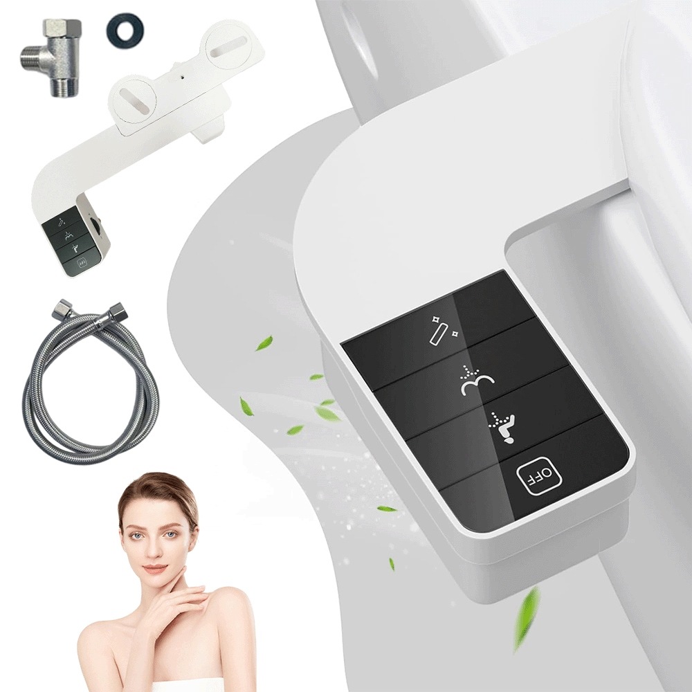 Dvoutryskový bidet na sedadlo s regulací tlaku pro děti i dospělé
