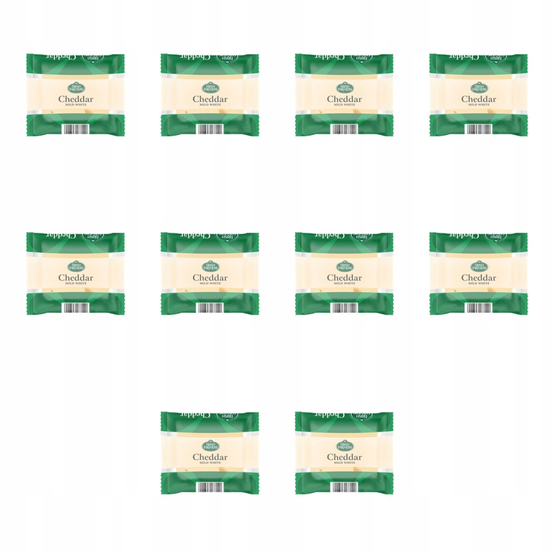 Sýr Cheddar Mild White Irish Farmers porcovaný 200 g X10
