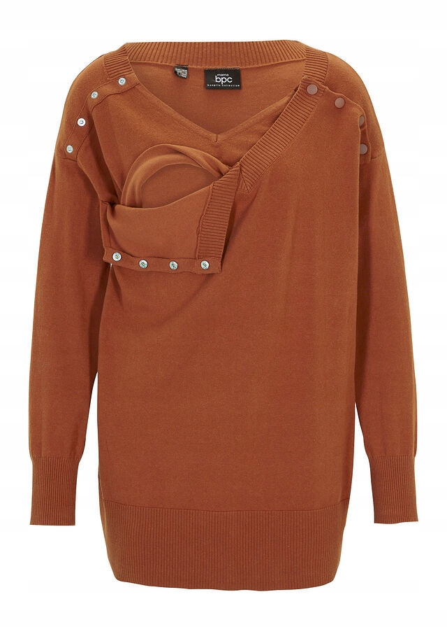 BPC SWETER CIĄŻOWY I DO KARMIENIA PIERSIĄ NX6 44