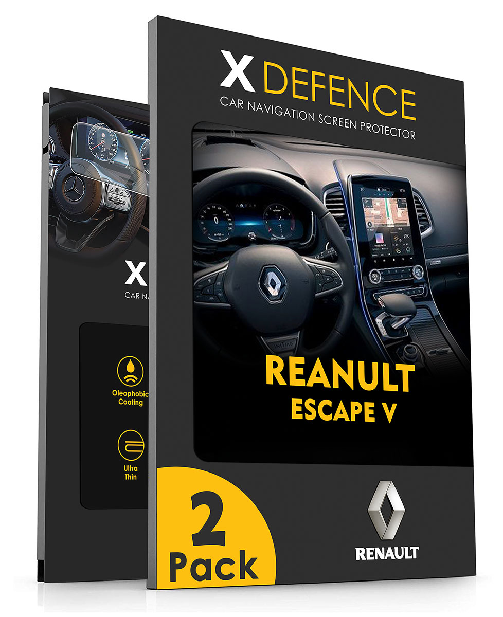 2w1 Szkło Ochronne Na Nawigację Ekran Do Renault Escape V