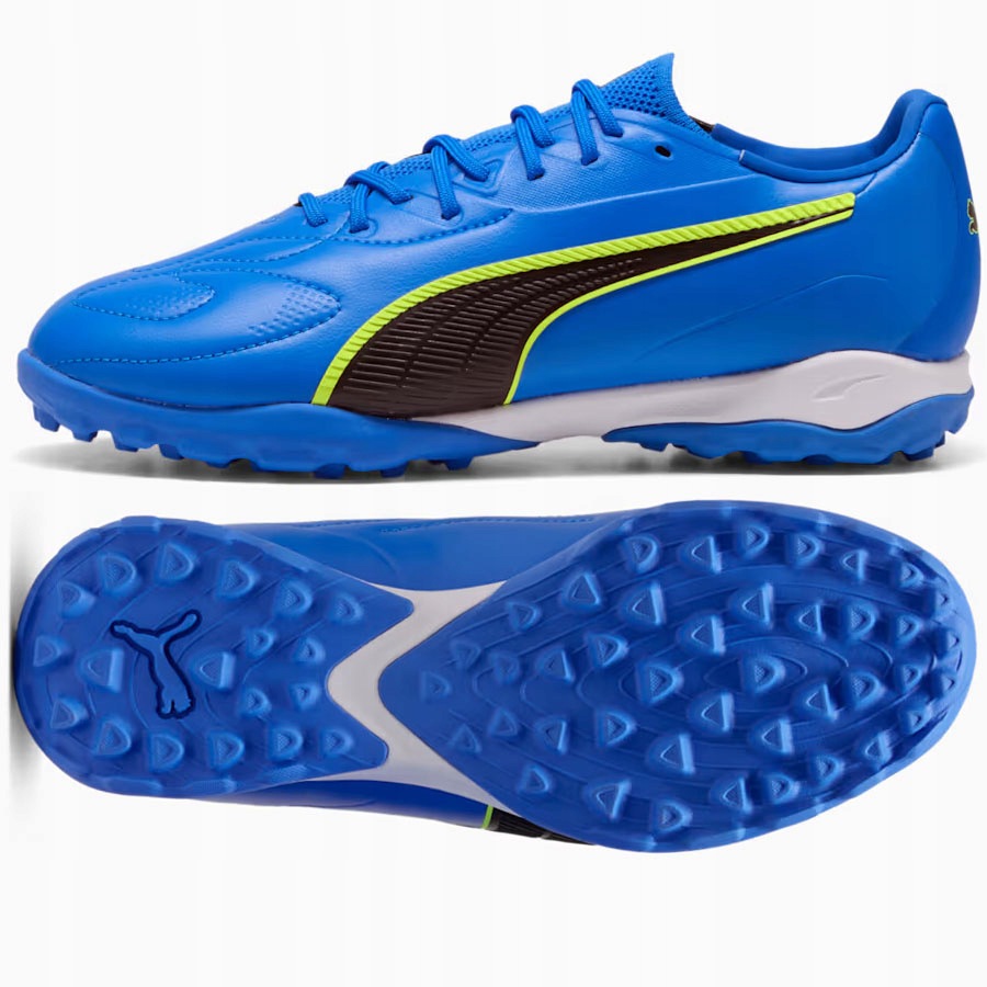 Buty Puma King 20 Match MID Jr Tt 109358-03 niebieski 37 1/2