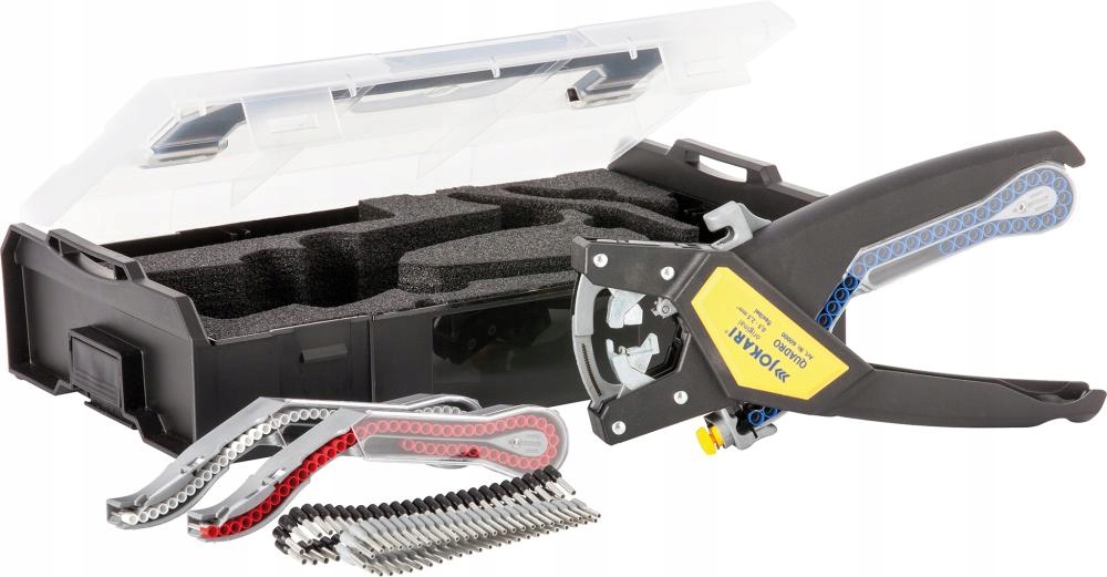 Sada pro zpracování kabelů 0,5-2,5 mm² dutinky, kleště QUADRO-Plus Jokari