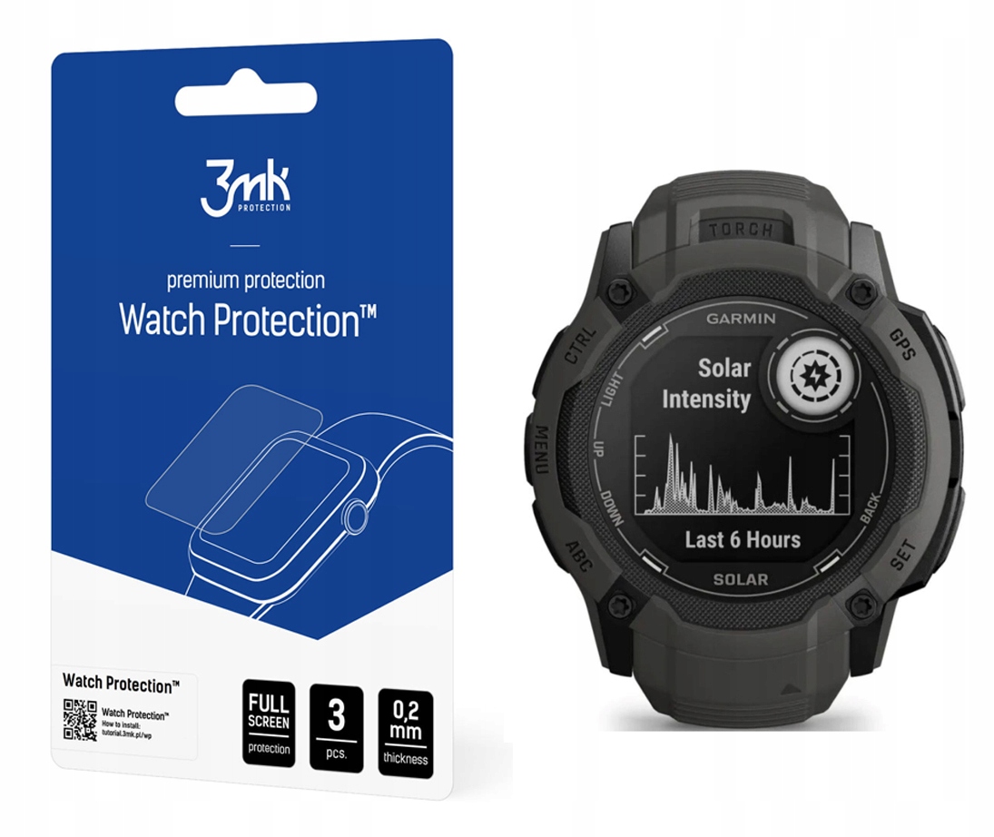 Sklo 3MK pro hodinky Garmin Instinct 2X