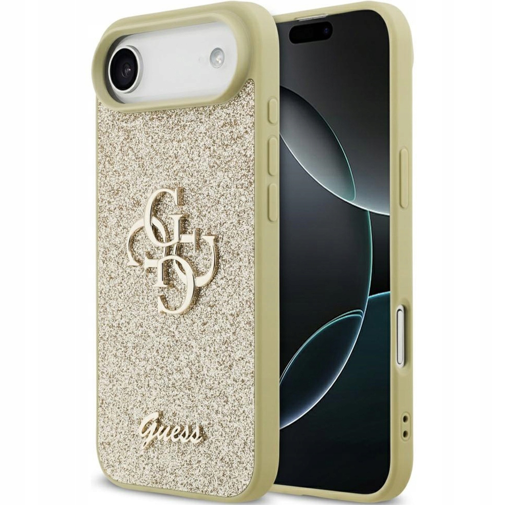 Pouzdro Guess pro iPhone Air, módní, ochranné, lehké, třpytivé, pevná zadní kryt